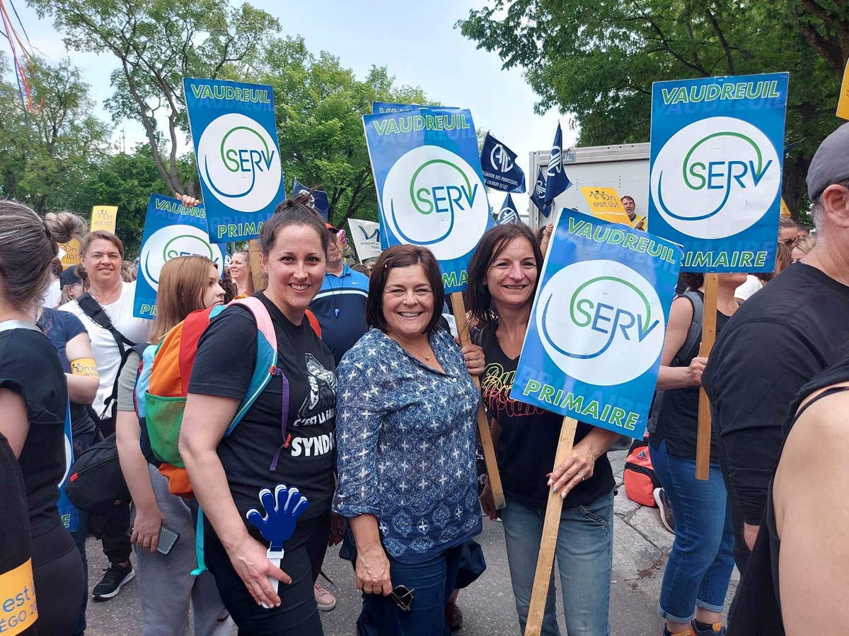 Le Syndicat de l’enseignement de la région de Vaudreuil dénonce les discours trompeurs de Québec