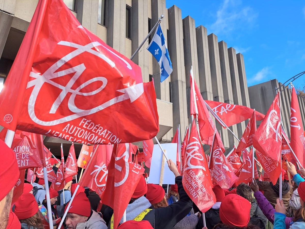 En route vers une grève générale illimitée pour le Syndicat de l'enseignement des Seigneuries