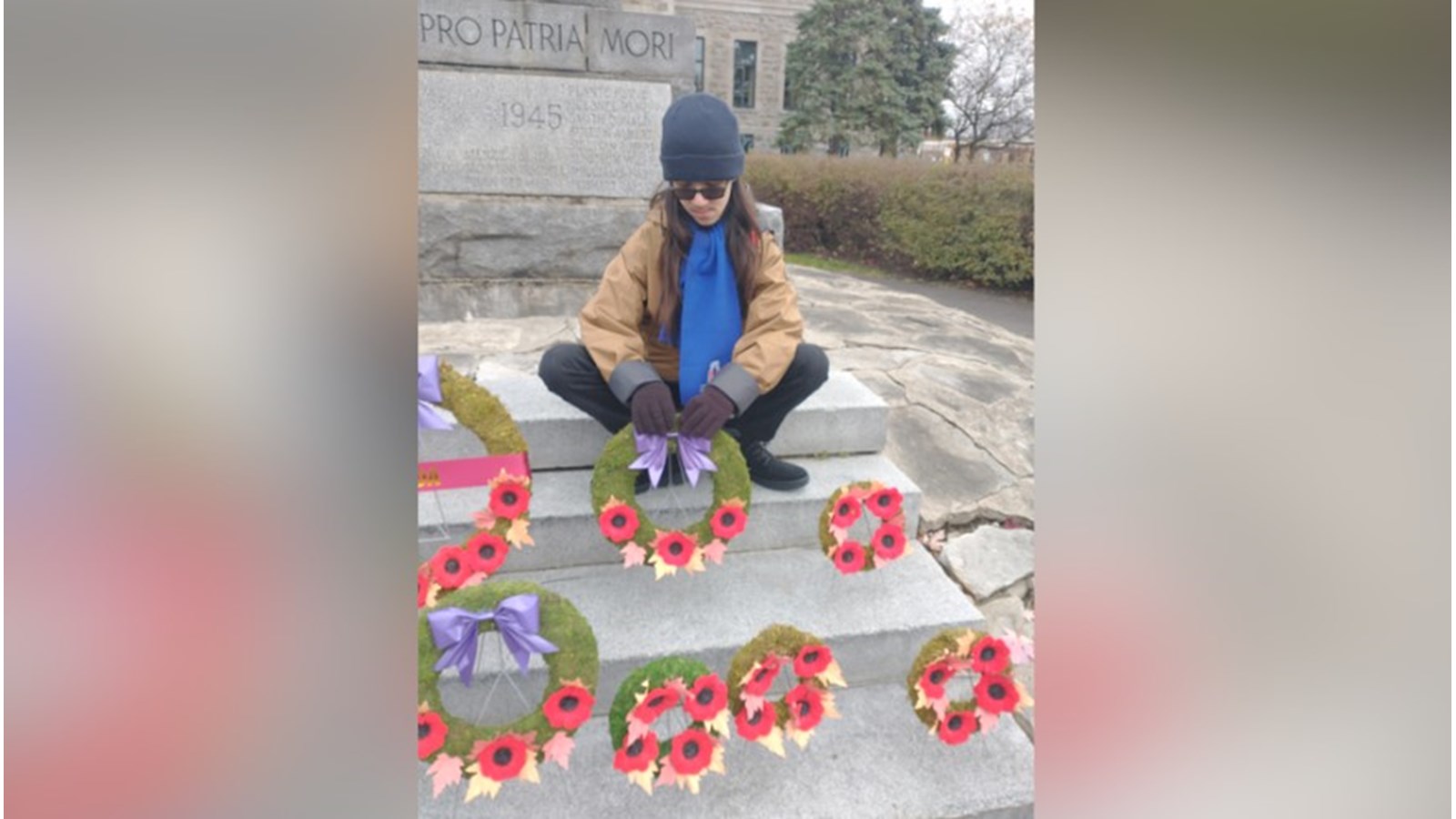 Un jeune amputé de Beauharnois transmettait le message du Souvenir 