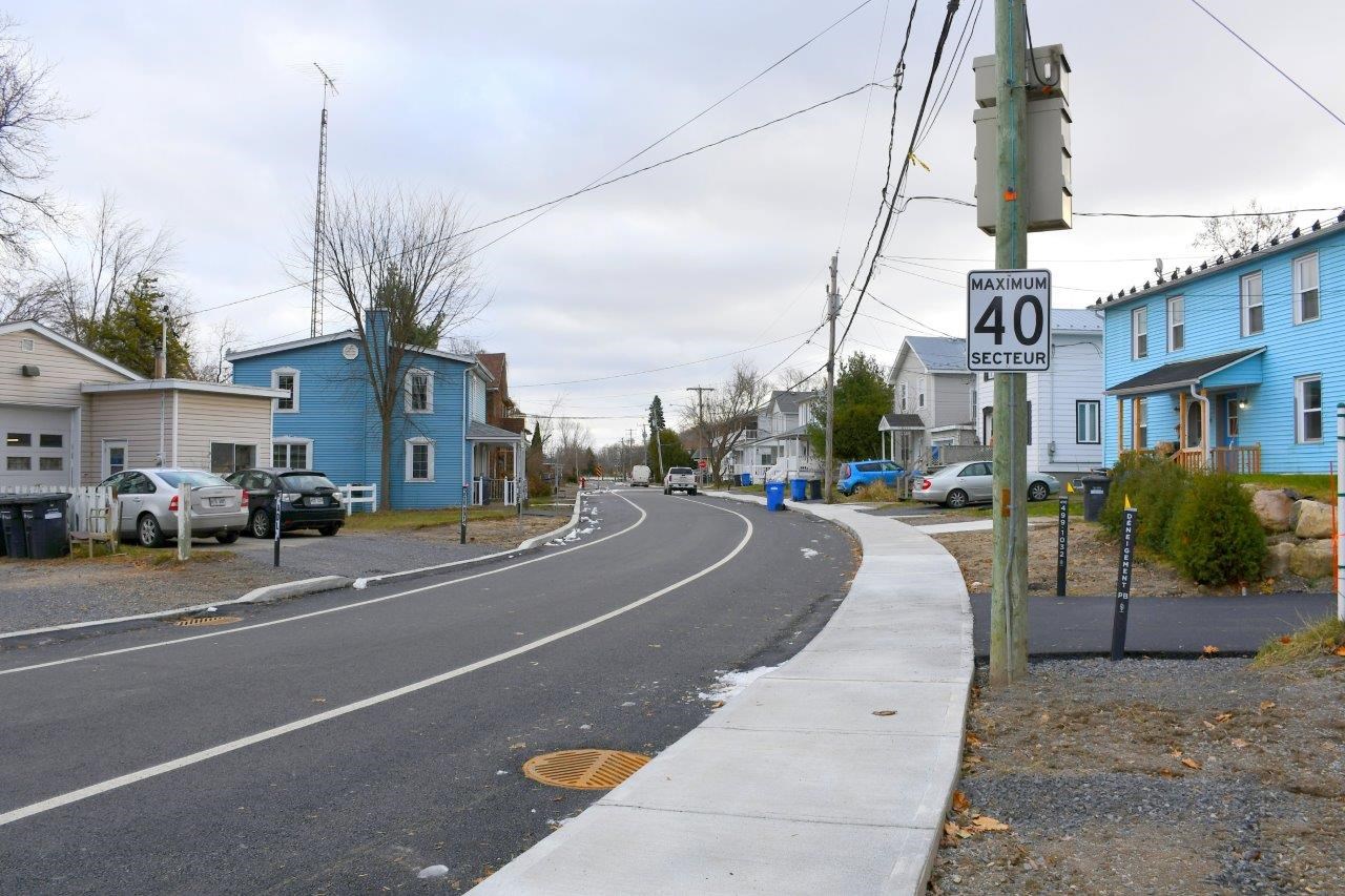 Nouvelle configuration et changement de signalisation à Rigaud