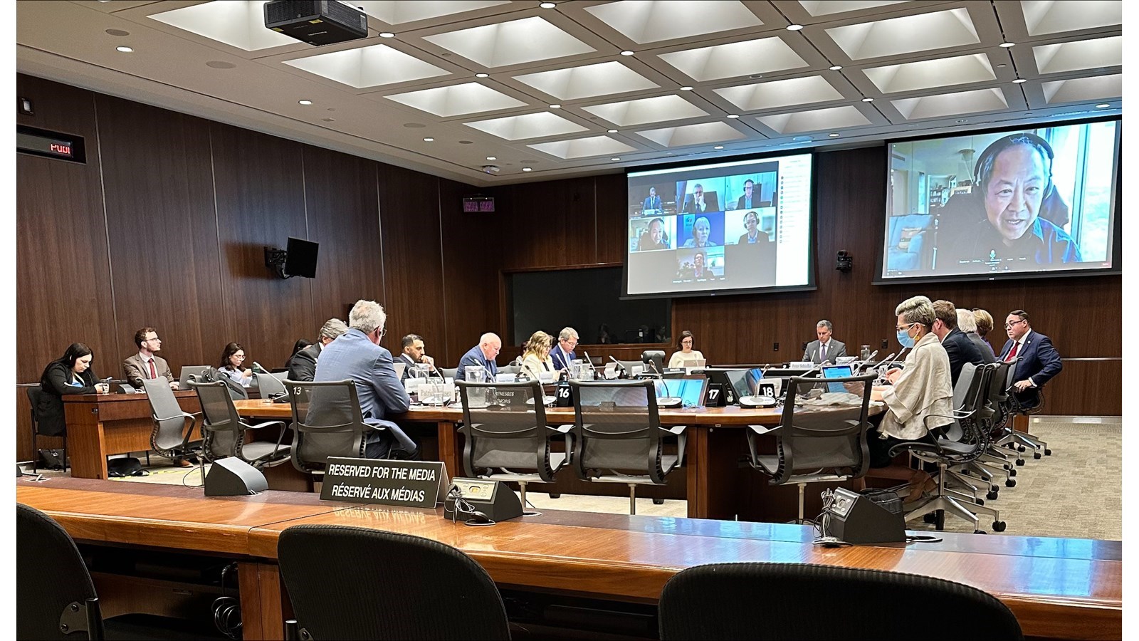 Patrick Bousez a témoigné à la Chambre des Communes à Ottawa