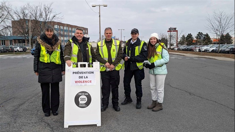 Violence entre partenaires intimes: la SQ sensibilise la population à Vaudreuil-Dorion 