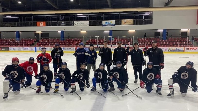 A development camp for young Suroît ice hockey players 
