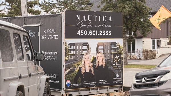 Construction of the Nautica project has begun in Coteau-du-Lac