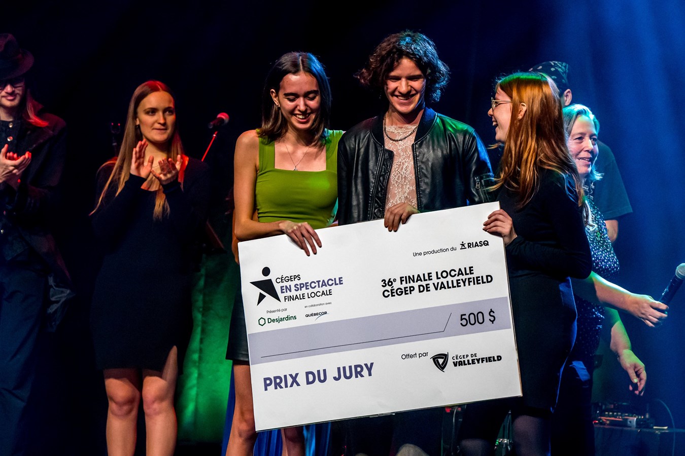 Cégeps en spectacle à Valleyfield : Magalie Courtemanche et Samuel Ladouceur sont couronnés