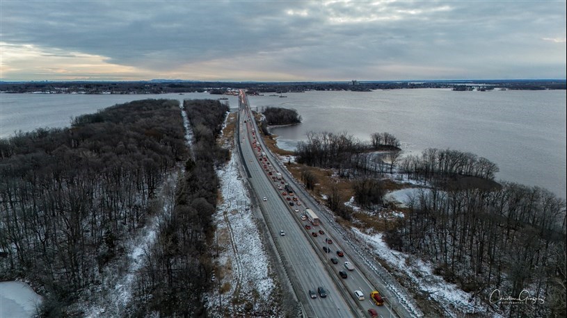 Les entraves du pont de l'Île-aux-Tourtes font mal aux entreprises d'ici