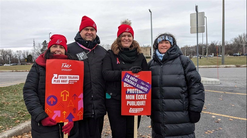 «Le gouvernement doit comprendre l’importance de l’enseignement et faire de nos conditions de travail une priorité», Martine Lacoursière