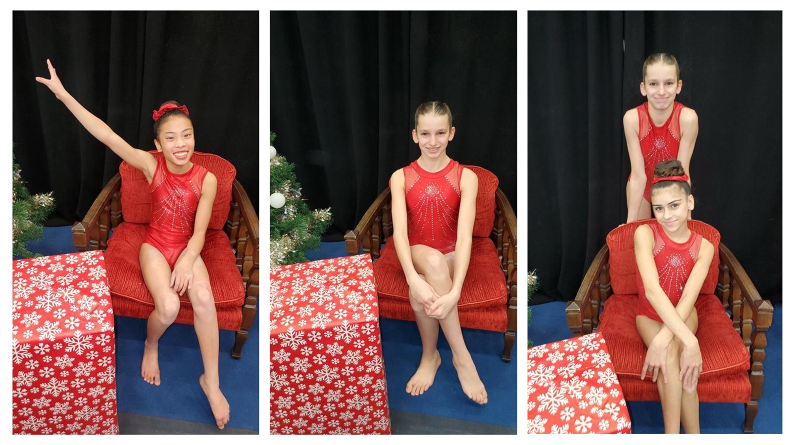 Gymini athletes put on a show at the Christmas Cup