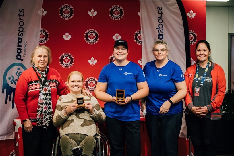 December 2023: Pincourt's Natalia Lanucha honoured by Tennis Canada 