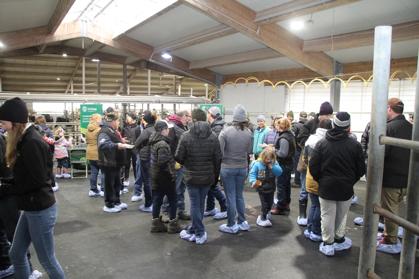 Uniag Coopérative: un dîner des Fêtes à la Ferme Franord à Salaberry-de-Valleyfield 