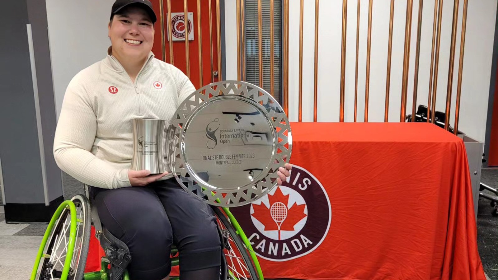 December 2023: Pincourt's Natalia Lanucha honoured by Tennis Canada 