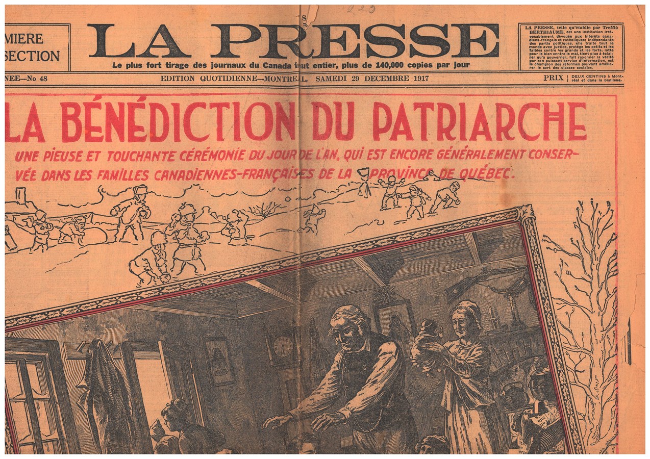 La bénédiction paternelle du Jour de l’An