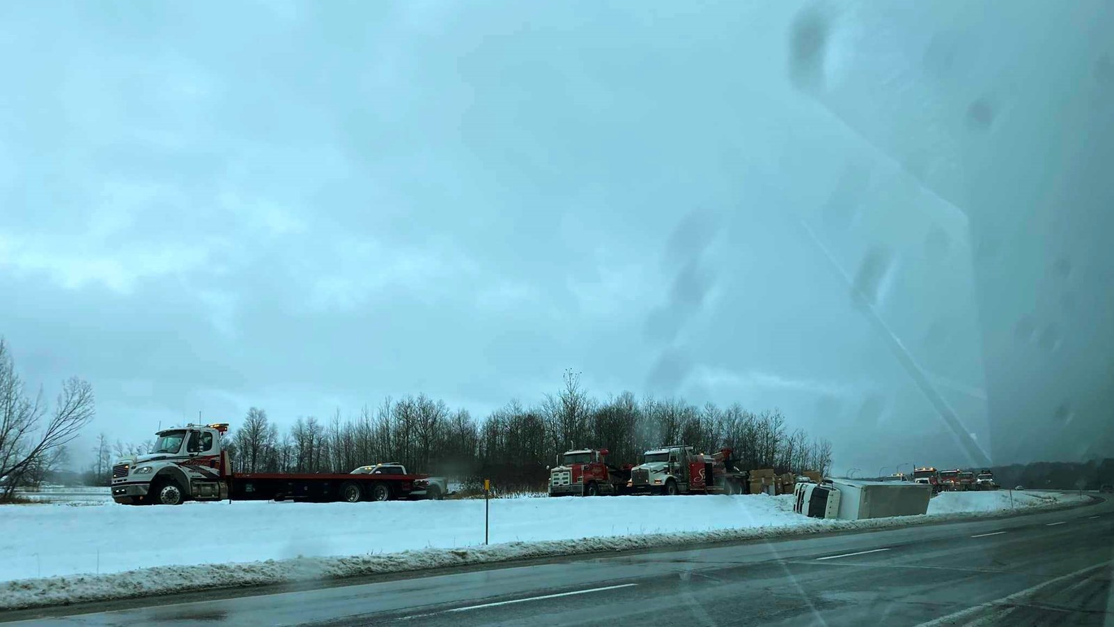 Road accident on Highway 40