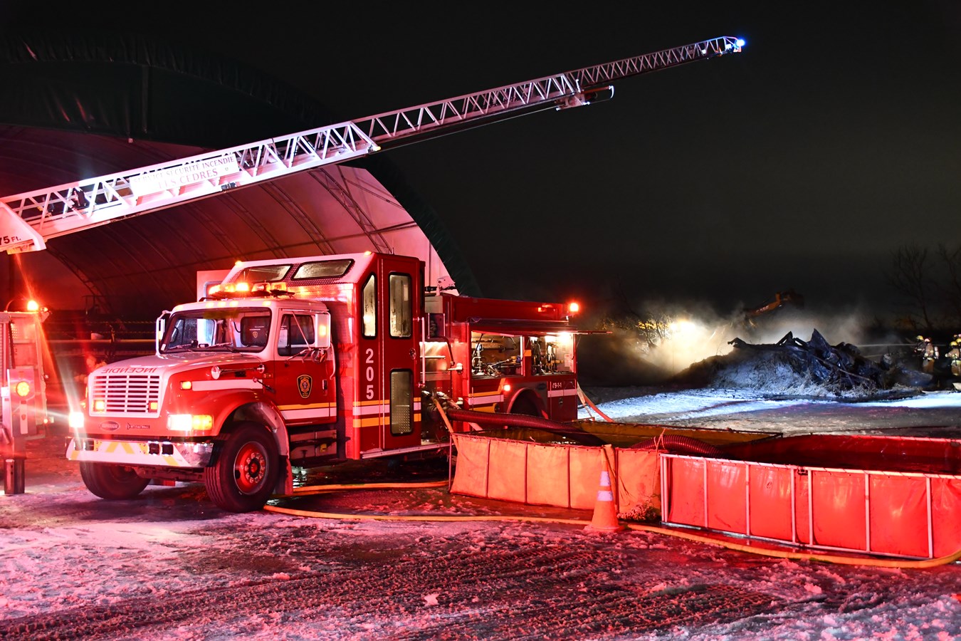 Fire in Les Cèdres: The SQ in charge of the case
