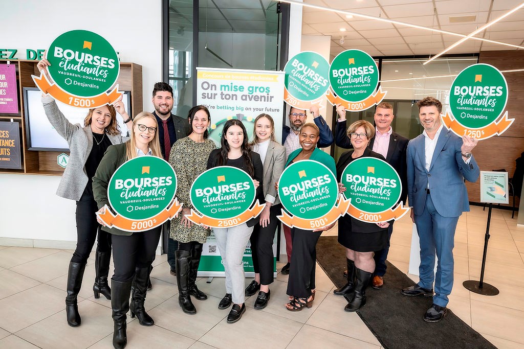 Desjardins Vaudreuil-Soulanges fait 50 nouveaux boursiers