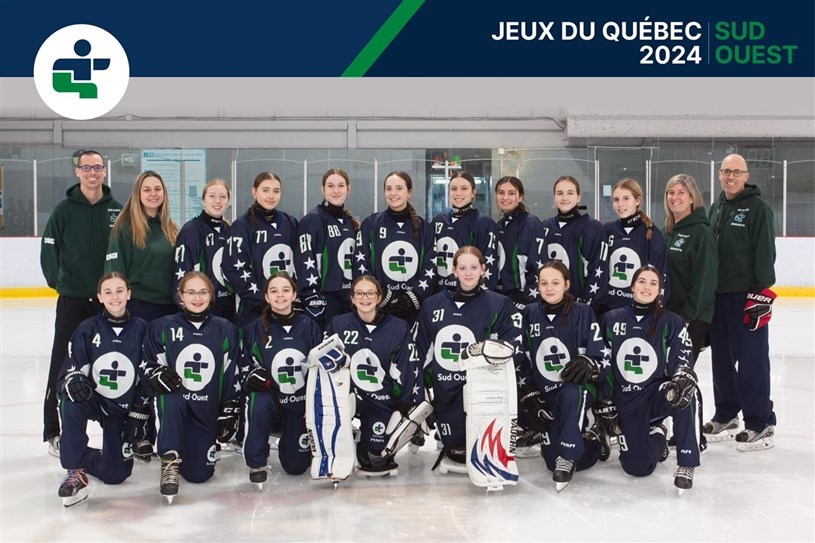 Une équipe de ringuette de Vaudreuil-Soulanges en route vers les Jeux du Québec