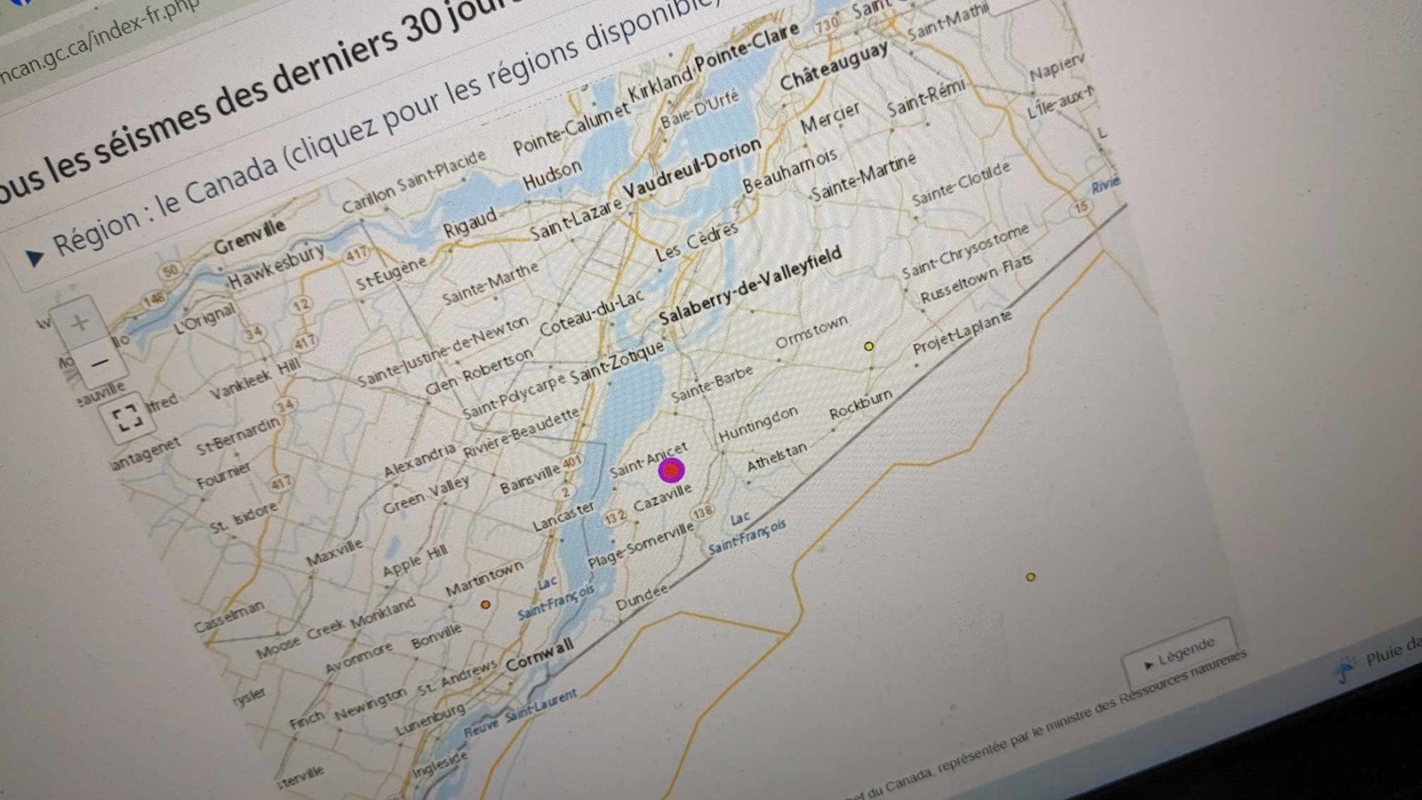 3.7-magnitude earthquake felt in Vaudreuil-Soulanges