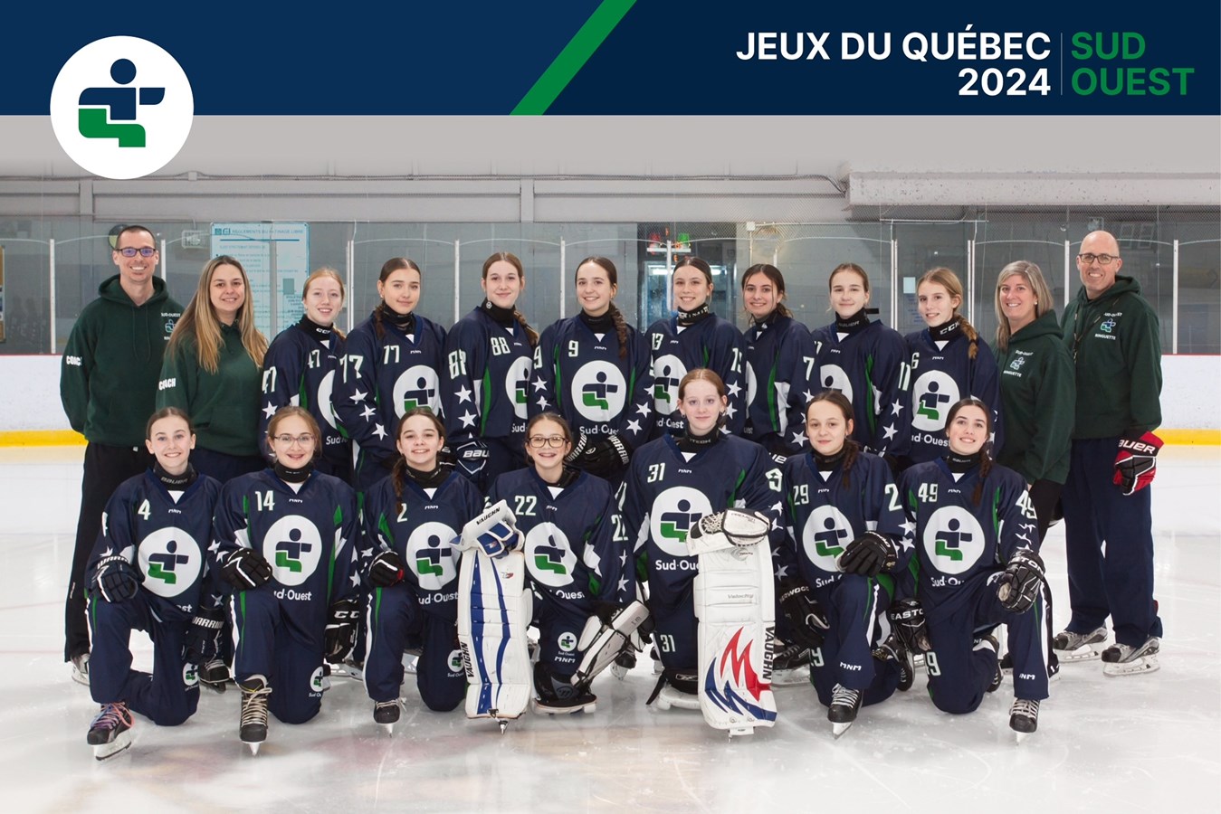Une équipe de ringuette de Vaudreuil-Soulanges en route vers les Jeux du Québec 