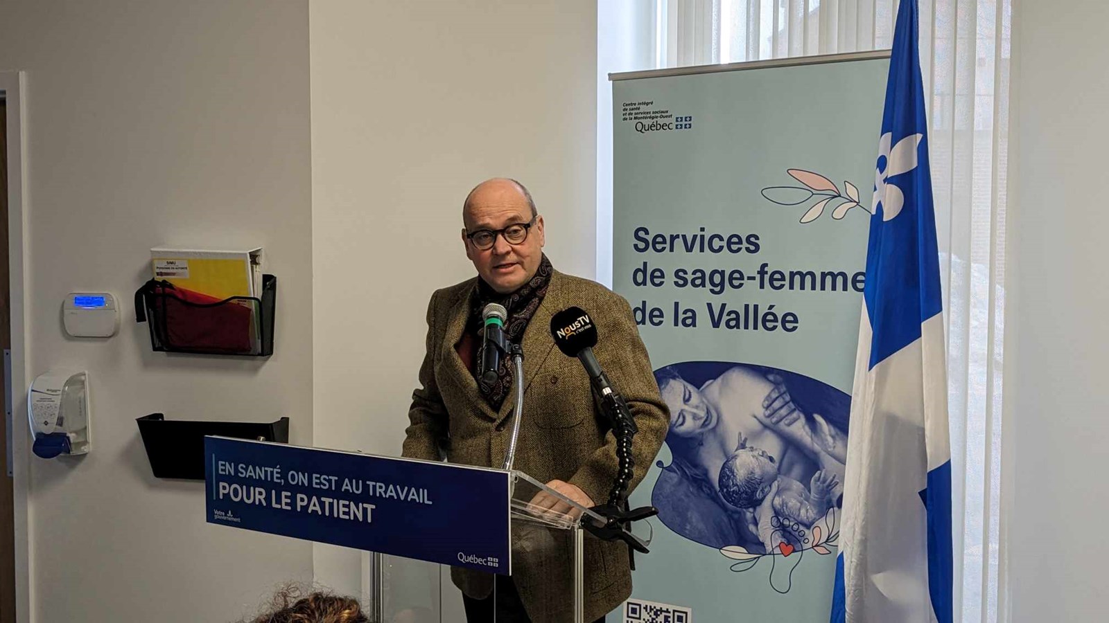 A midwife service offered to pregnant women in Vaudreuil-Soulanges  