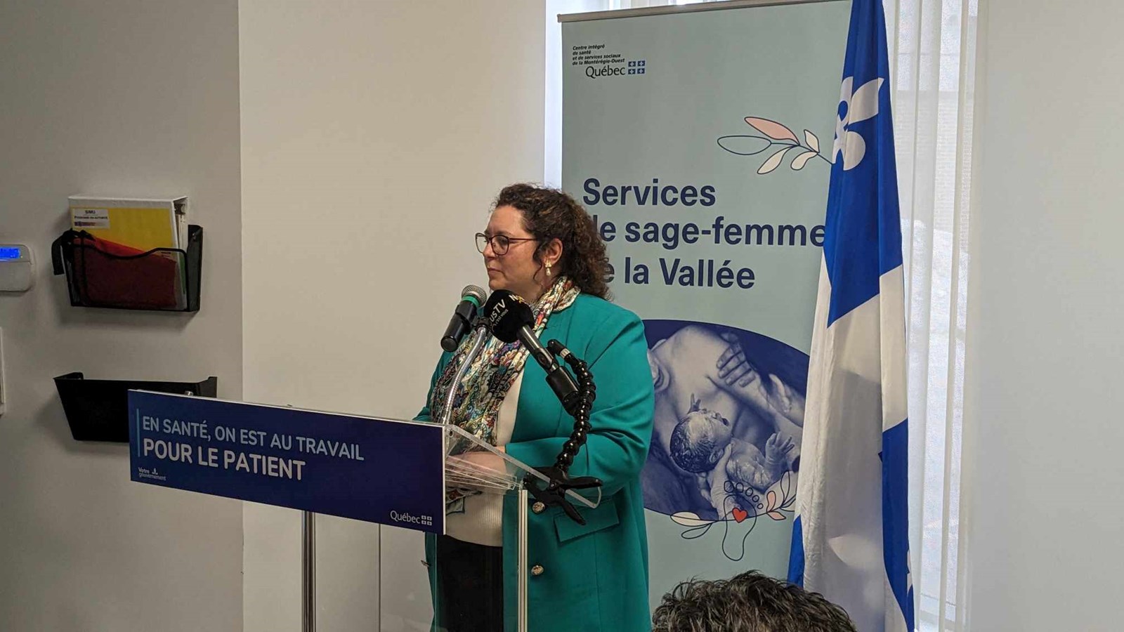 A midwife service offered to pregnant women in Vaudreuil-Soulanges  