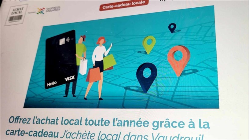 Vaudreuil-Soulanges se dote d’une carte-cadeau locale