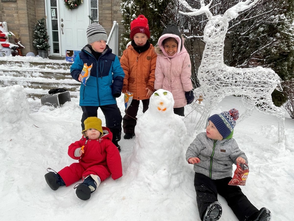 Six gagnants du concours de Sculptures sur neige de Pincourt