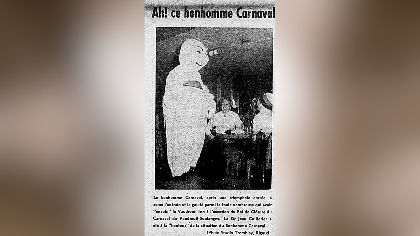 « Ah! Ce bonhomme Carnaval »