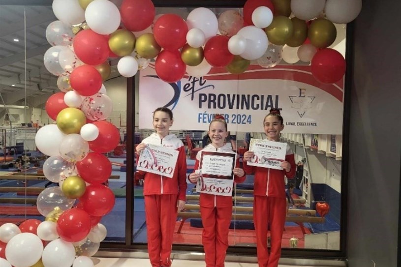 Club Gymini : fier de ses résultats au Défi provincial en février