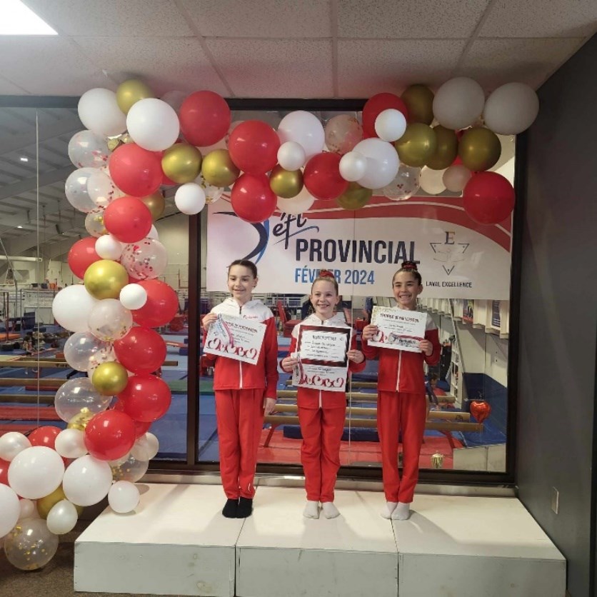Club Gymini : fier de ses résultats au Défi provincial en février