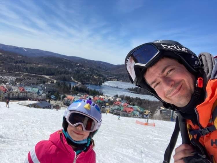 Mégane with her dad, Jose Camara