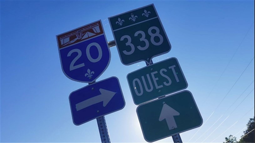 No future speed reduction on route 338 near Saint-Zotique beach  