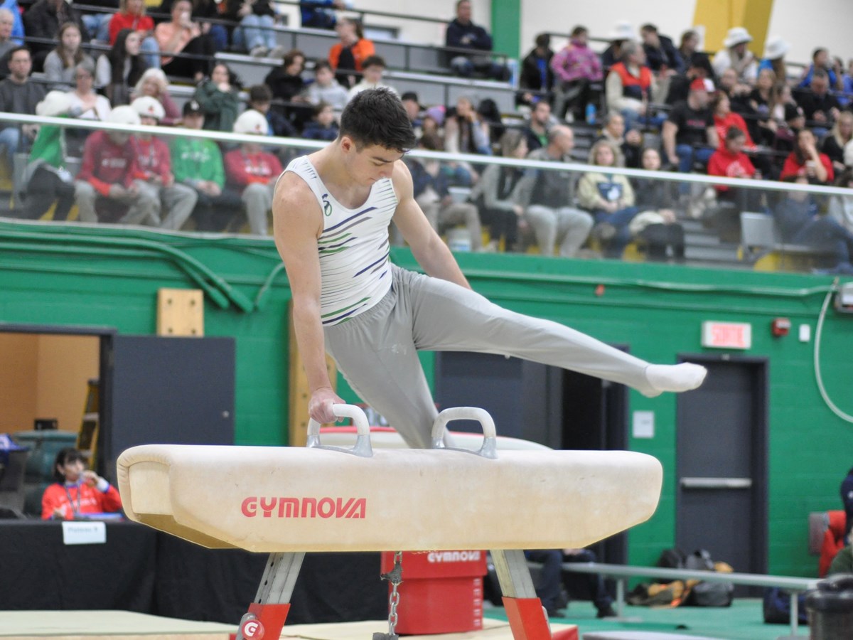 Samuel Dion's performances in gymnastics helped the Sud-Ouest team shine  