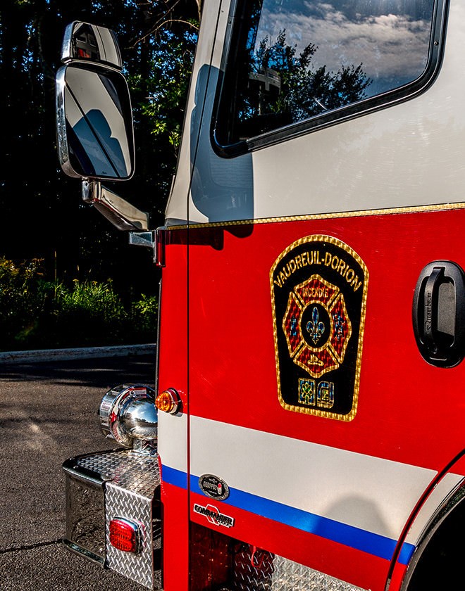 Les pompiers de Vaudreuil-Dorion en entraide à Salaberry-de-Valleyfield 
