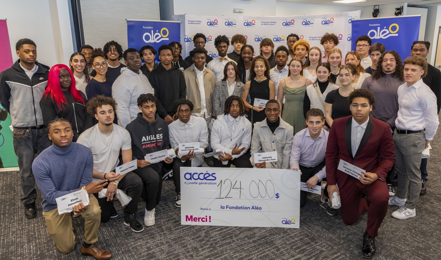 Quatre étudiants athlètes récompensés par la Fondation Aléo 
