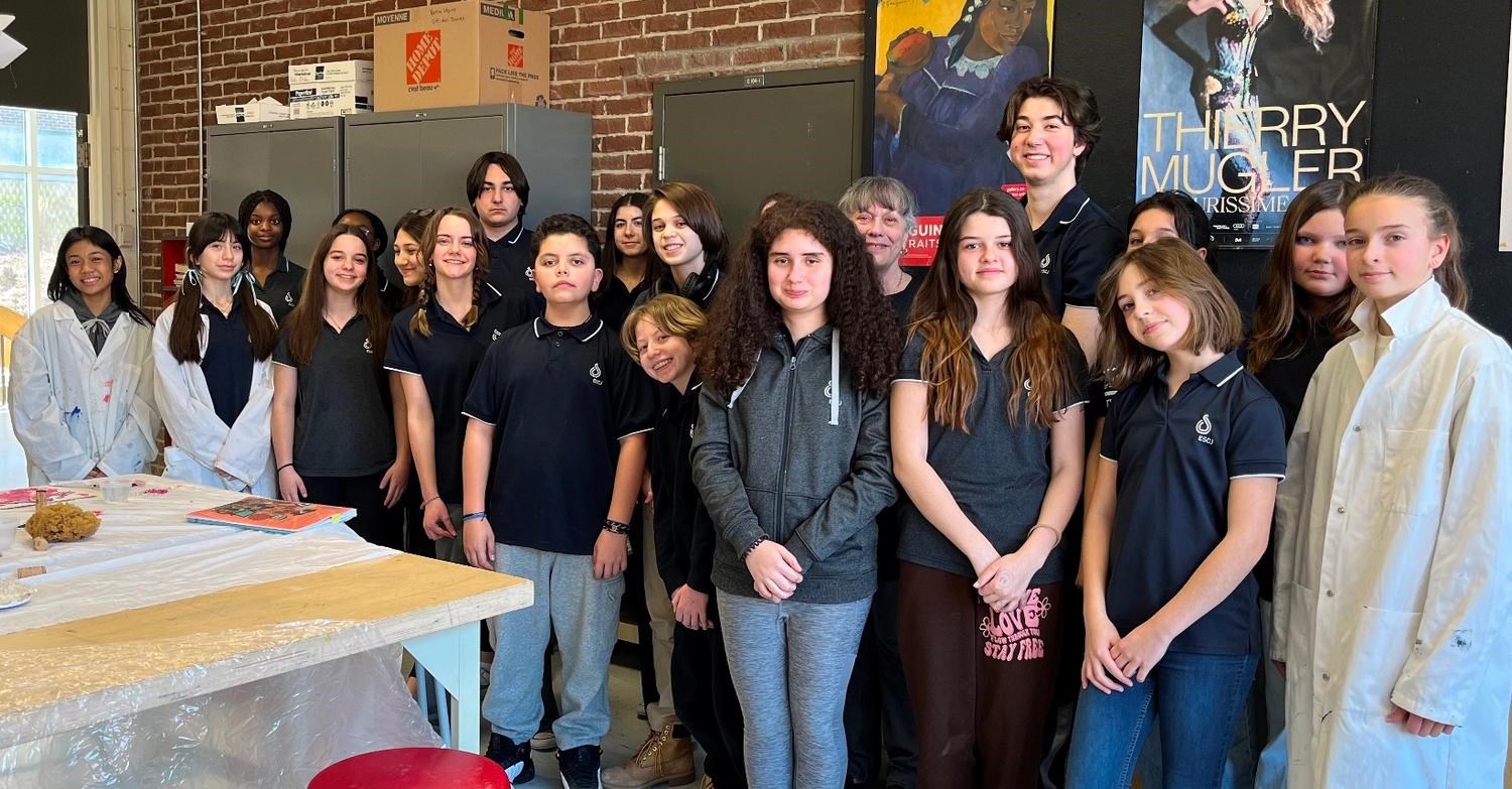Vernissage le 11 avril : Annick Gauvreau expose avec les élèves en arts de la Cité-des-Jeunes