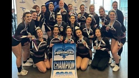 L’équipe Goldies, champion provincial dans la catégorie Open 2.0