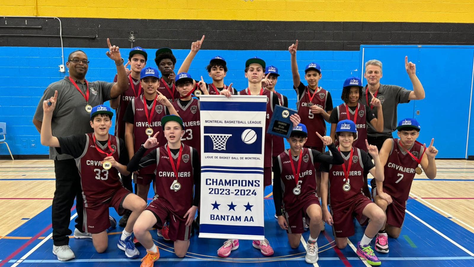 Club de Basketball de L'Ouest is crowned champion  