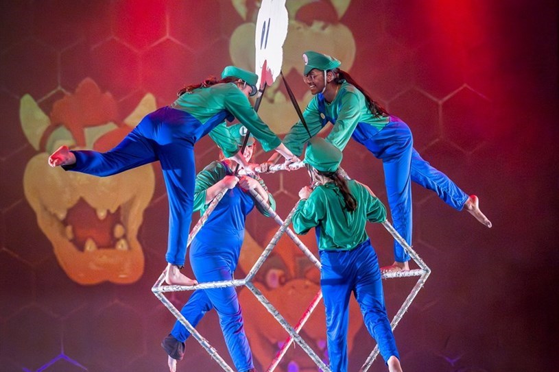 Festi-Cirque: l'école Brind'Amour en a mis plein la vue sur la thématique Mario Bros