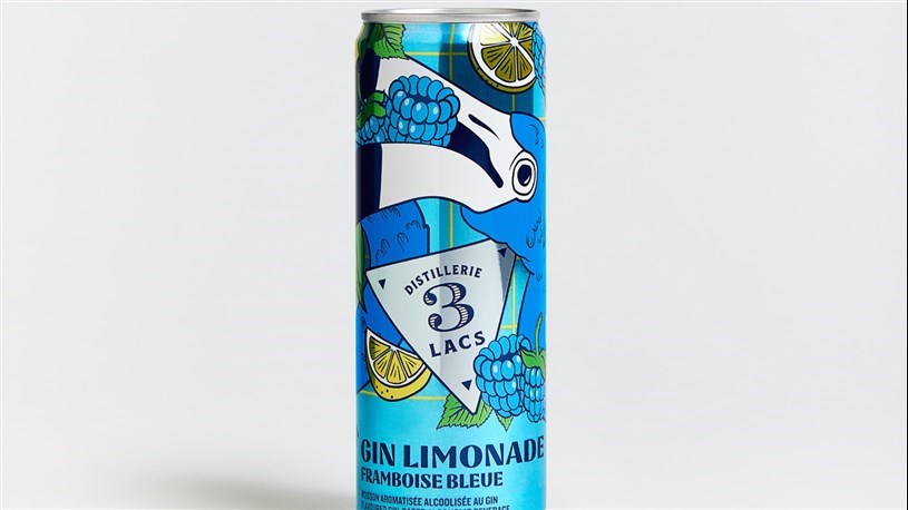 A new Blue Raspberry Lemonade Gin from Distillerie 3 Lacs