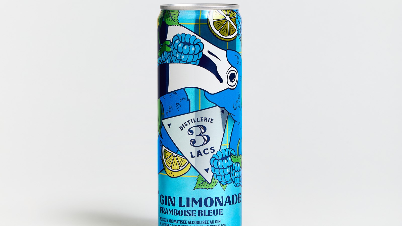 Un nouveau Gin Limonade Framboise Bleue pour la Distillerie 3 Lacs