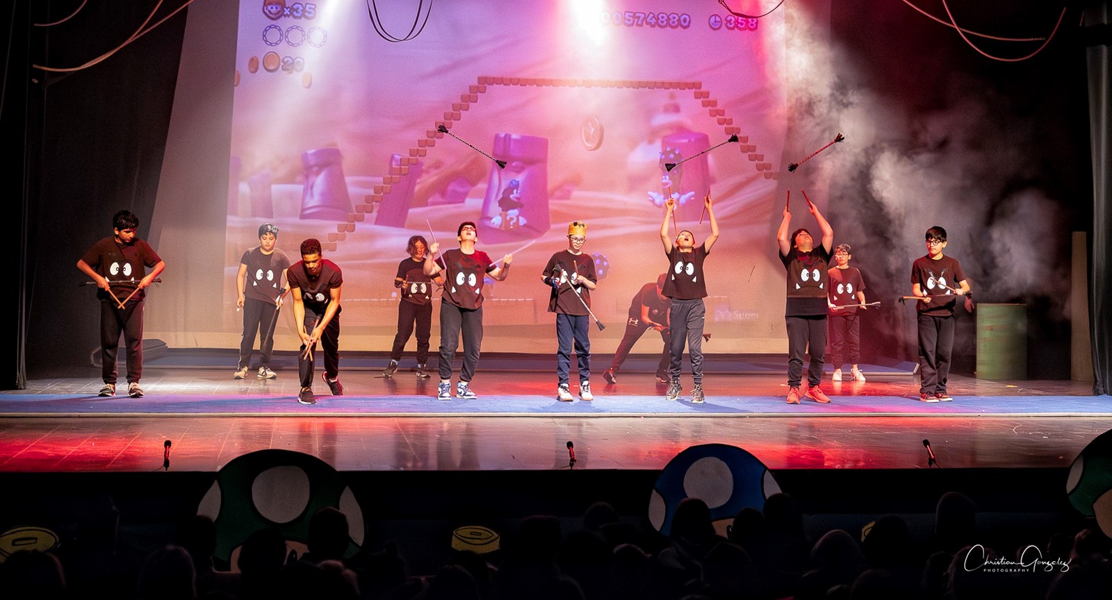 Festi-Cirque: l'école Brind'Amour en a mis plein la vue sur la thématique Mario Bros