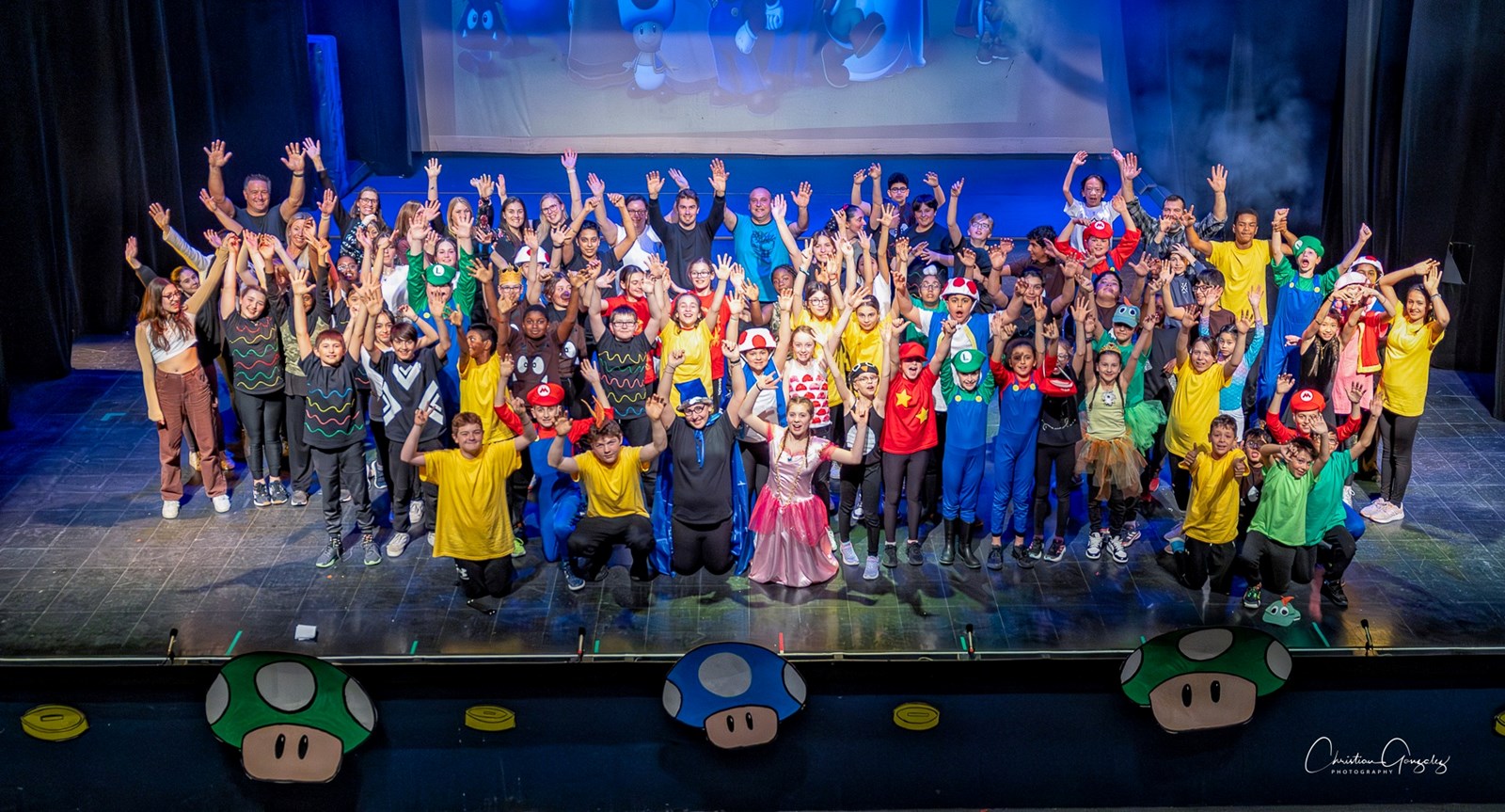 Festi-Cirque: l'école Brind'Amour en a mis plein la vue sur la thématique Mario Bros