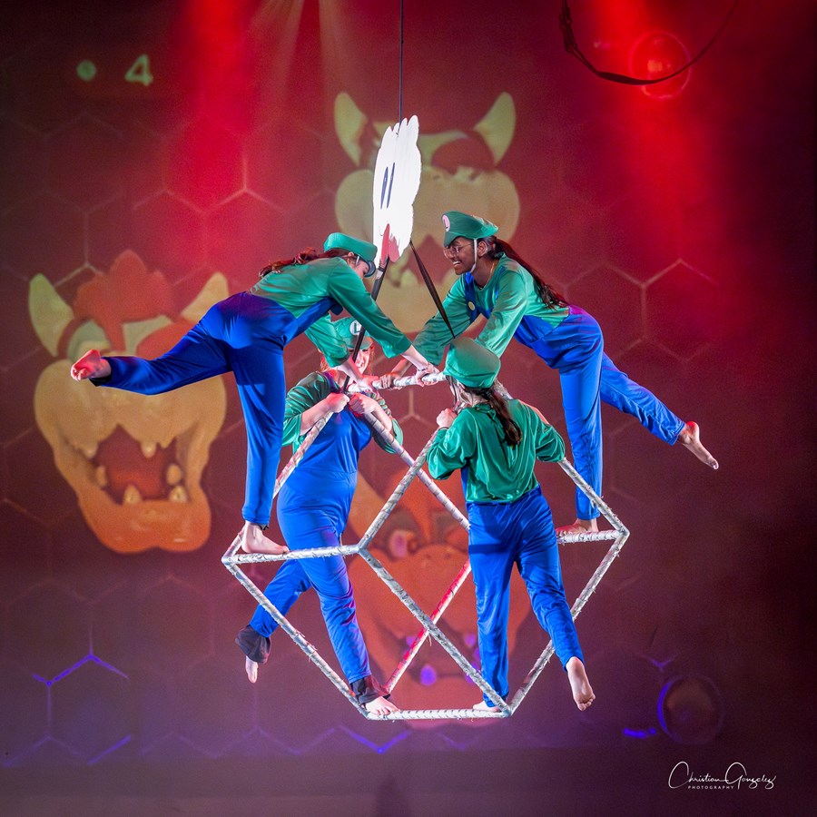 Festi-Cirque: l'école Brind'Amour en a mis plein la vue sur la thématique Mario Bros