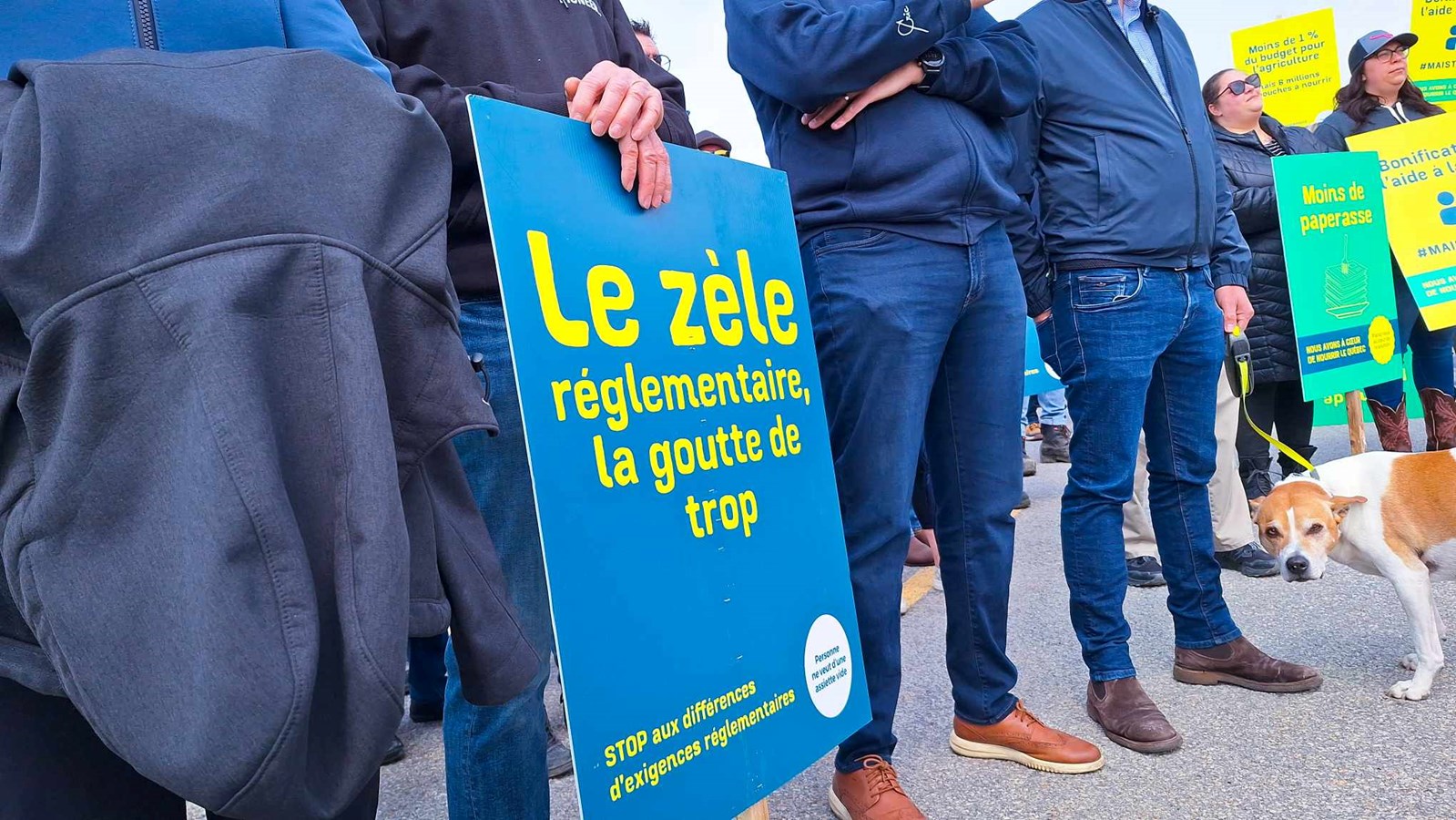 A look back at the demonstration by Vaudreuil-Soulanges agricultural producers  