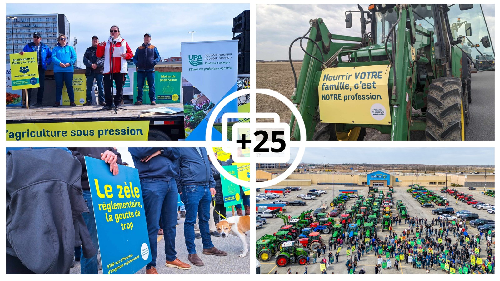 A look back at the demonstration by Vaudreuil-Soulanges agricultural producers  