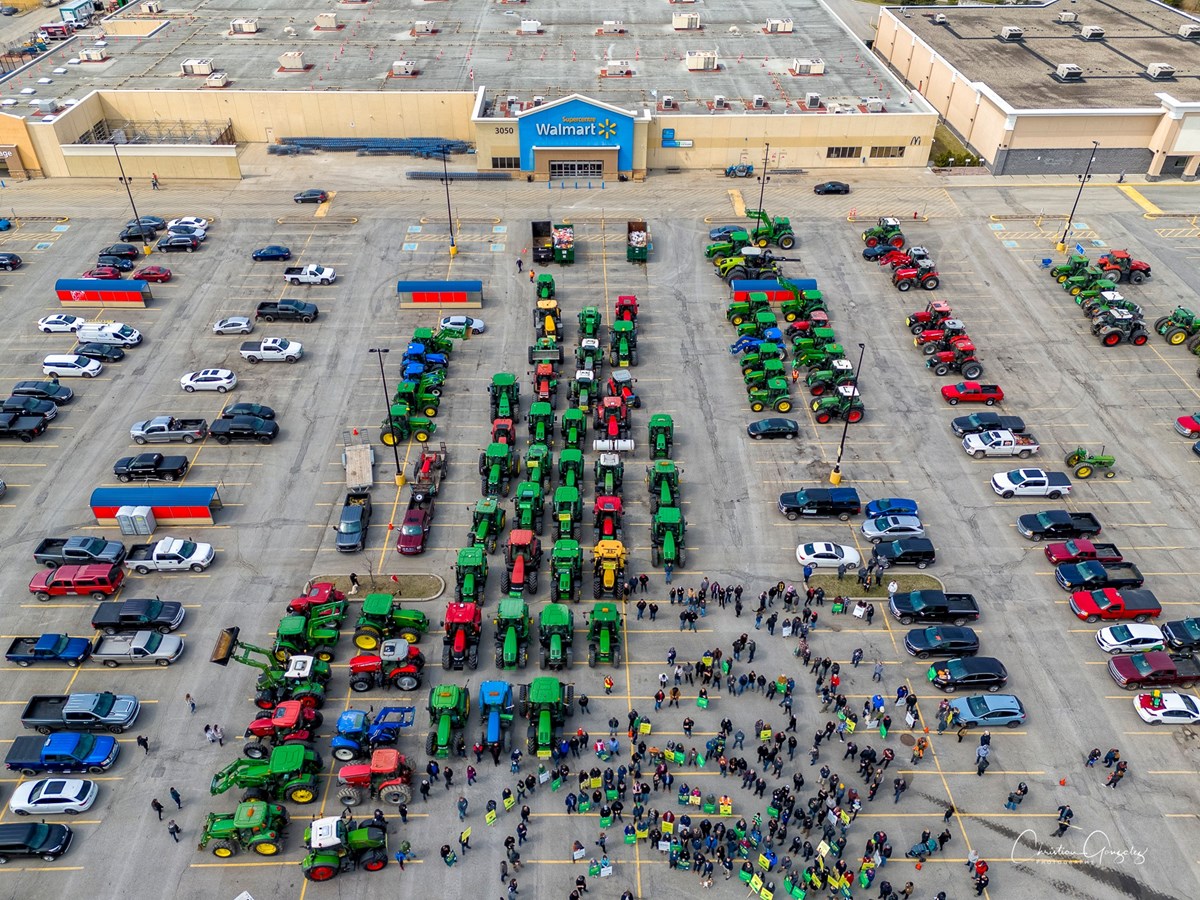 A look back at the demonstration by Vaudreuil-Soulanges agricultural producers  