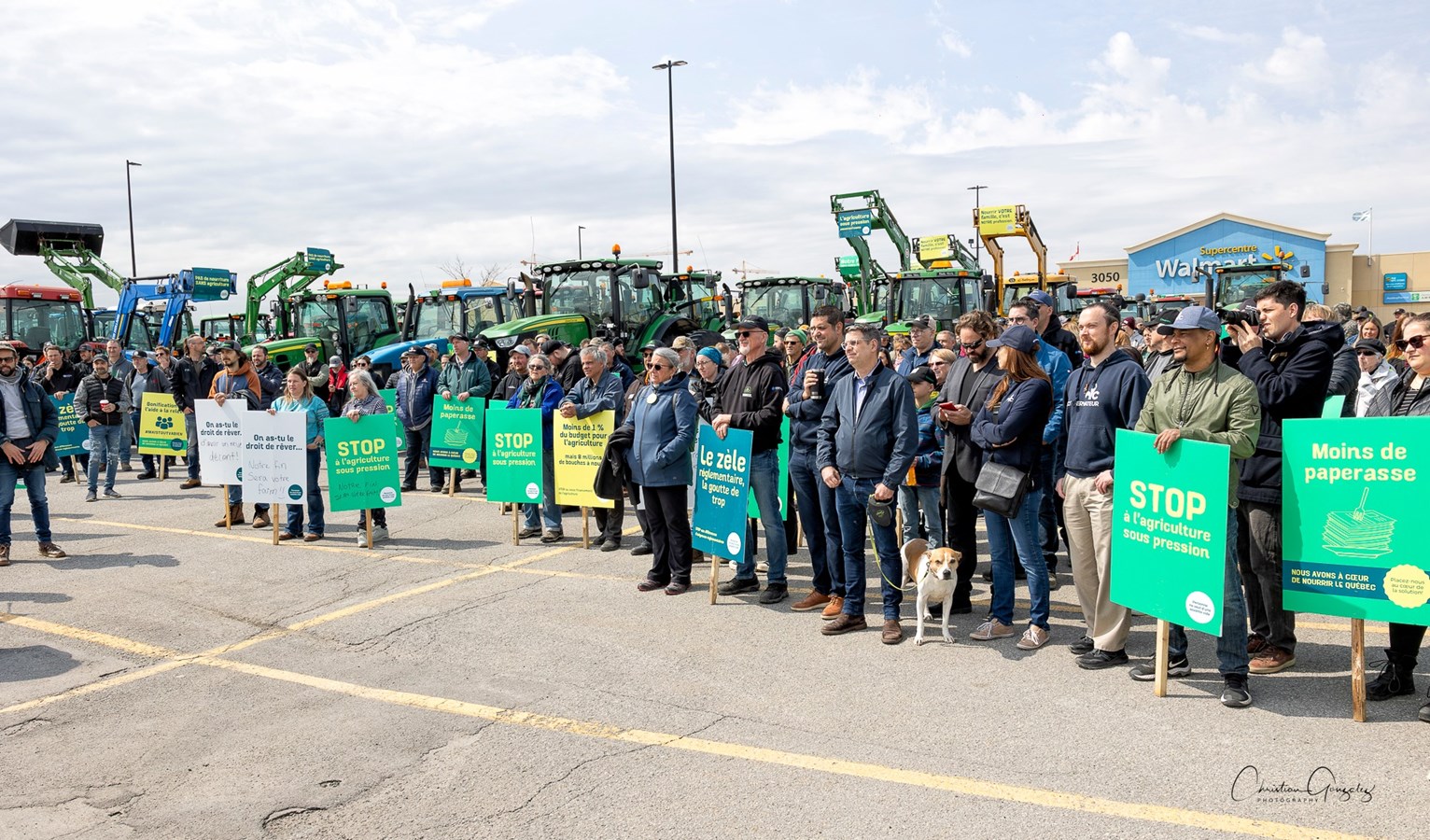 A look back at the demonstration by Vaudreuil-Soulanges agricultural producers  