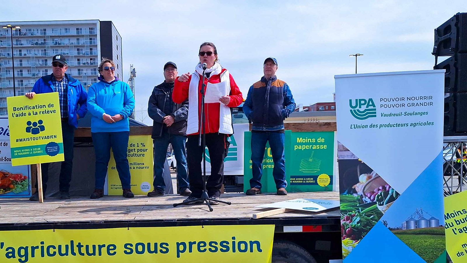 A look back at the demonstration by Vaudreuil-Soulanges agricultural producers  