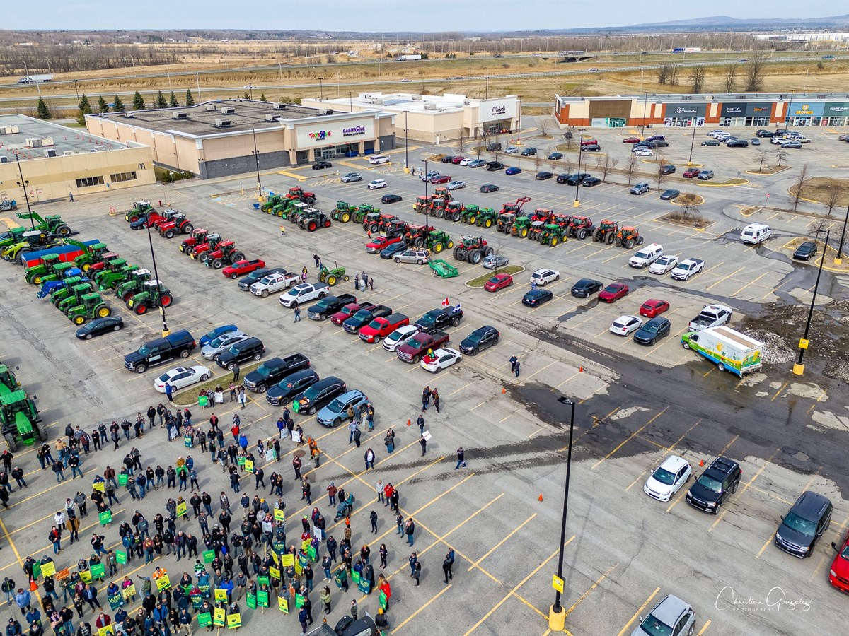 A look back at the demonstration by Vaudreuil-Soulanges agricultural producers  