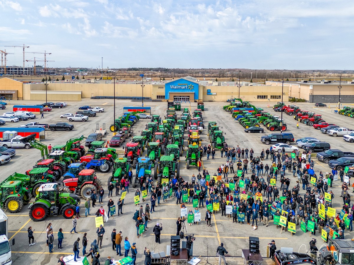 A look back at the demonstration by Vaudreuil-Soulanges agricultural producers  
